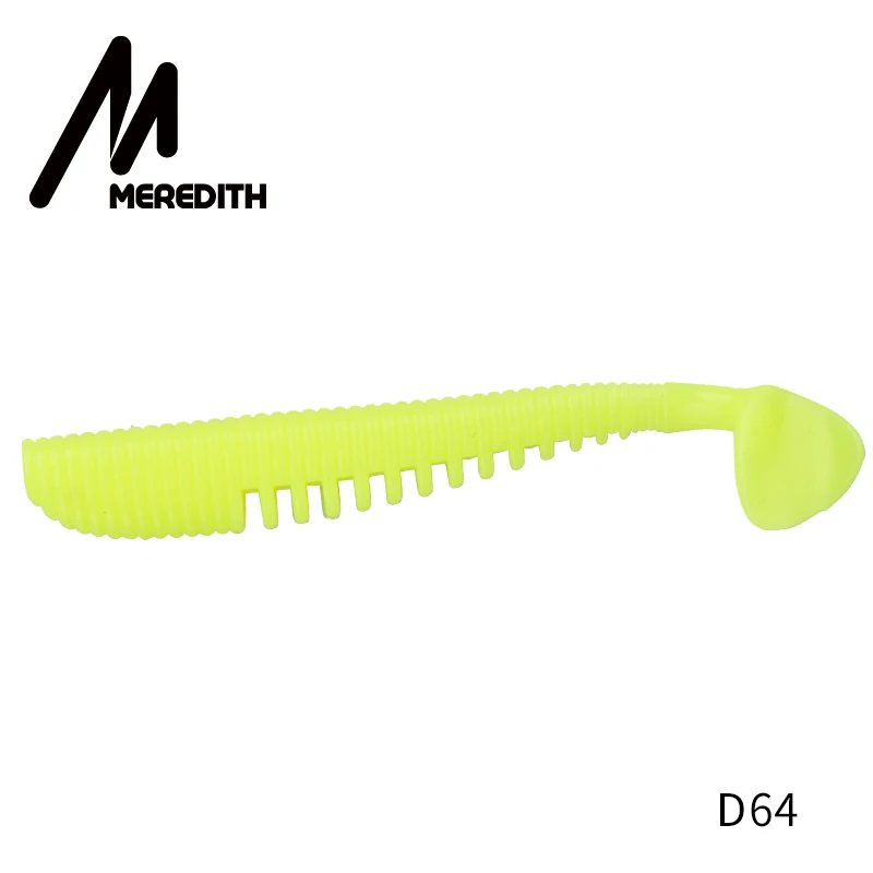 D64 MEREDITH Awaruna, рыболовные приманки, 8 см, 9,5 см, 13 см, искусственные приманки, воблеры, мягкие приманки, Shad, карп, силиконовые рыболовные мягкие приманки, снасти - Цвет: D64