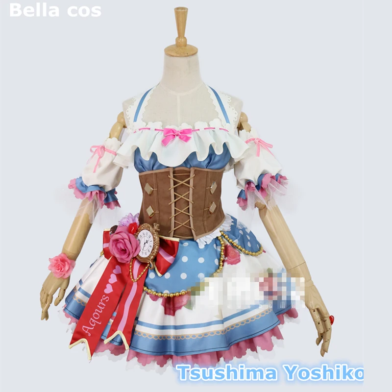 Костюм для косплея Love live sunshine Aqours Tsushima Yoshiko Idolized одежда Хэллоуина аниме|Костюмы