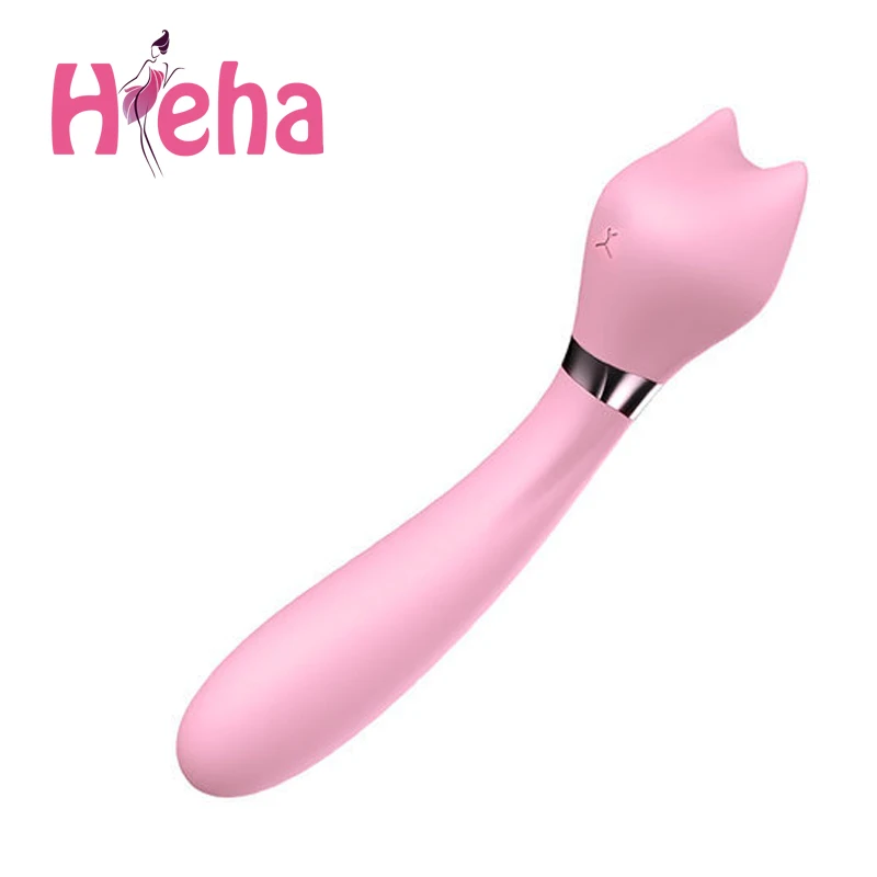 HieHa милый бесшумный силиконовый G Spot вибратор секс шоп для взрослых женщин