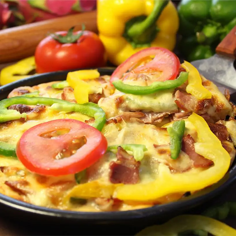 Новая популярная 8 дюймовая круглая противень для пиццы Противень из