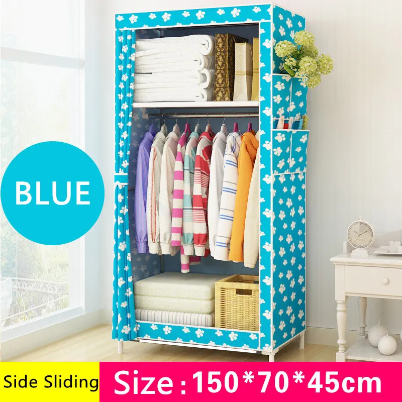 Модный простой стиль шкафы для хранения складной нетканый шкаф небольшой