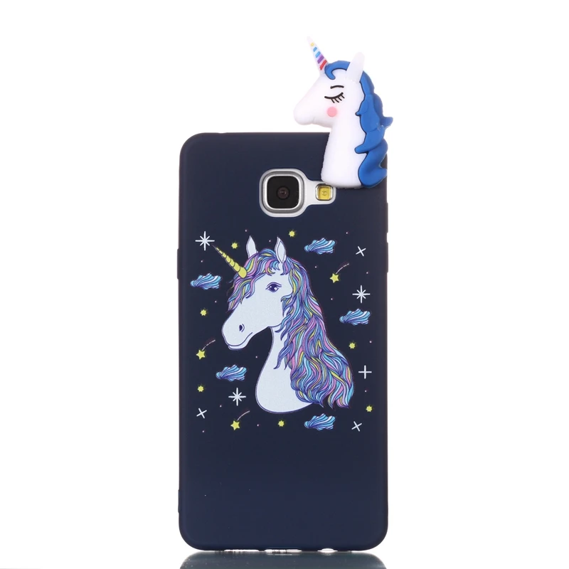 Чехол для Samsung Galaxy A3 2016 чехол 3D мультяшная игрушка Сова панда Единорог кошка