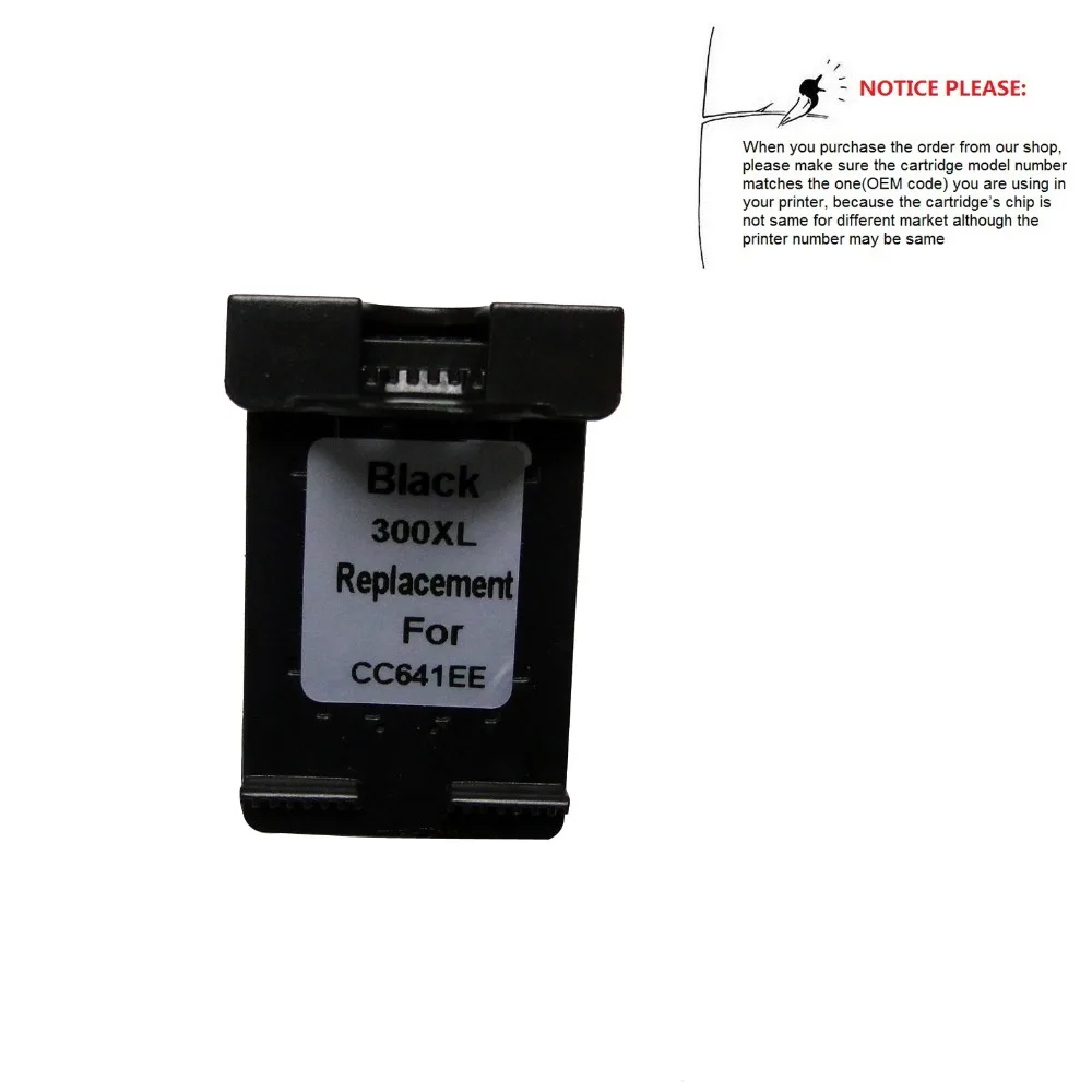 Чернильный картридж YOTAT для принтера HP300XL HP300 Deskjet D1600 D2600 F2400 D5500 D2500 F4200 F4400 F4500 |