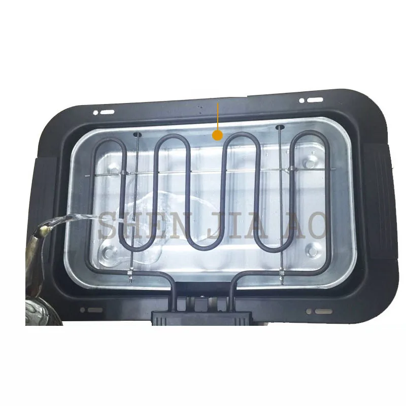 Pаспродажа Электрические печи 2000 Вт Электрический бездымный гриль, барбекю Крытый углерода Бесплатная барбекю JBQ-01A