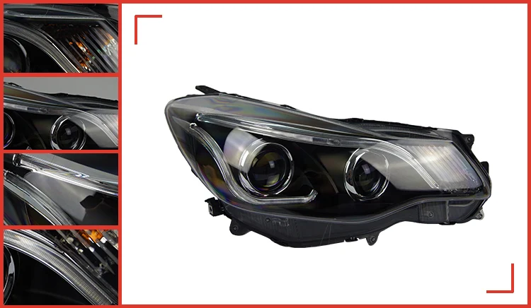 АКД стайлинга автомобилей фар сборки для Subaru XV фары HID Bi Xenon светодиодный задний фонарь светодиодный DRL HID вариант передняя лампа аксессуары