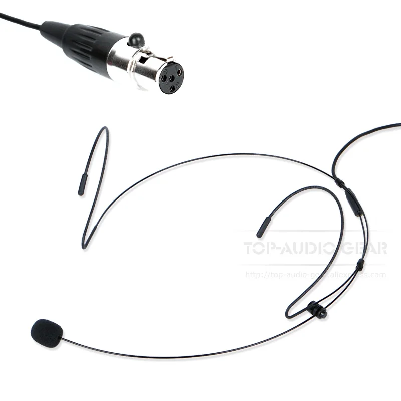 Высококачественные 10 шт./лот Mini XLR TA4F коннектор головные наушники гарнитура