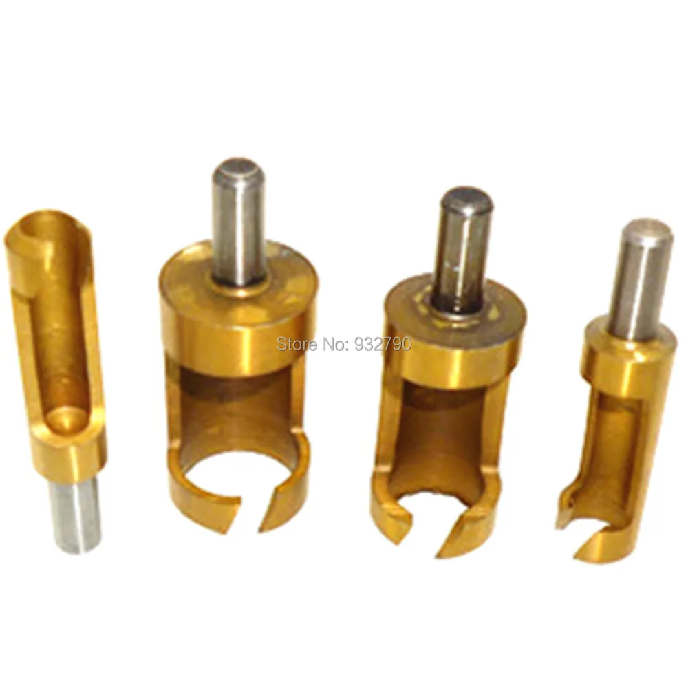 4 шт. Титан плагин резак счетчик скучно отверстие деревянной Лесоматериалы дрель