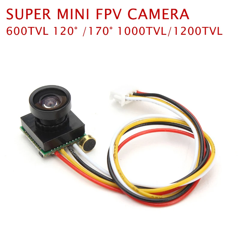 Супер Мини Камера 600TVL/1000TVL/1200TVL FOV120/150/170 градусов Широкий формат PAL/NTSC 1/4 CMOS 2,8 мм объектив 3,3-5 V FPV Камера