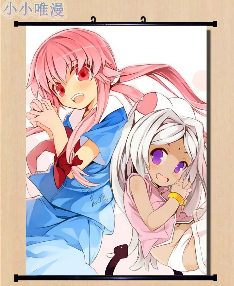 Японский Аниме дневник будущего Mirai Nikki Gasai Yuno & Mikami Ai Uryuu Minene домашний Декор
