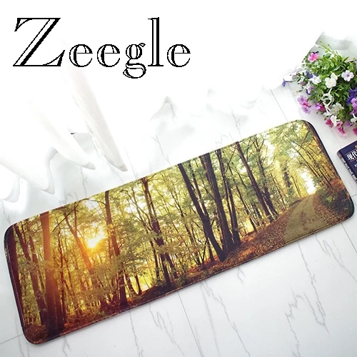 Zeegle 3D с креативным принтом Кухня коврик анти скольжения Ванная комната