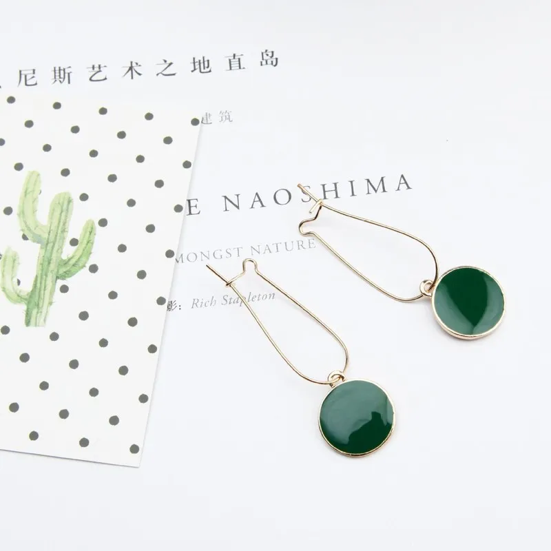 2021 New Earings Earing Contracted Circle Earrings Small Pure And Fresh Young Girl Ear Ring Joker Eardrop Of Brief Paragraph | Украшения и