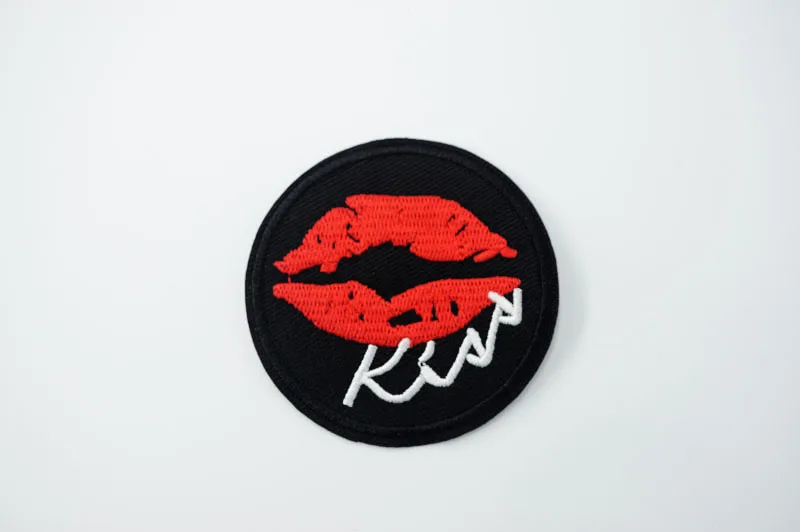 Circular Ring Iron On Patches Badges for Sew Seam Tailoring Clothes Suits of Coat Jacket Trousers T-shirt Pants Ornament Apparel