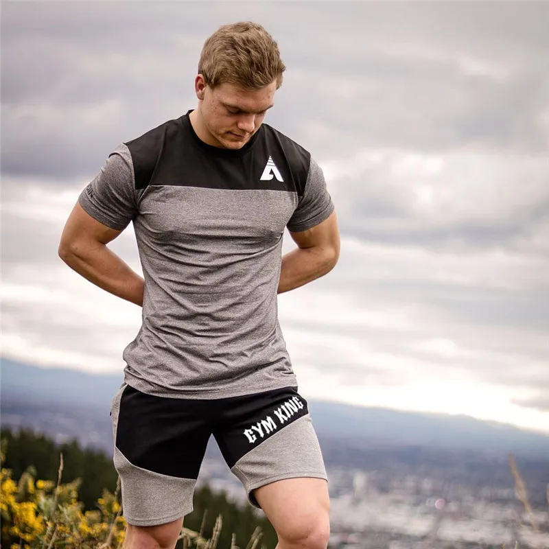 YEMEKE Лето Для мужчин s бренд Jogger спортивные шорты для похудения мужские черные