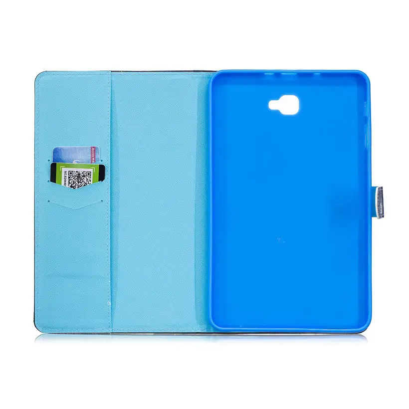 Чехол Fundas для Samsung Galaxy Tab A A6 10 1 дюйма SM-T585 T585 T580 T585N умный чехол из искусственной