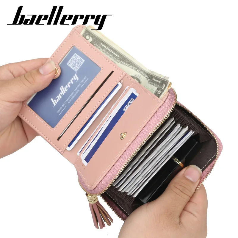 Женский короткий кошелек Baellerry на молнии Liusu 2019 | Багаж и сумки