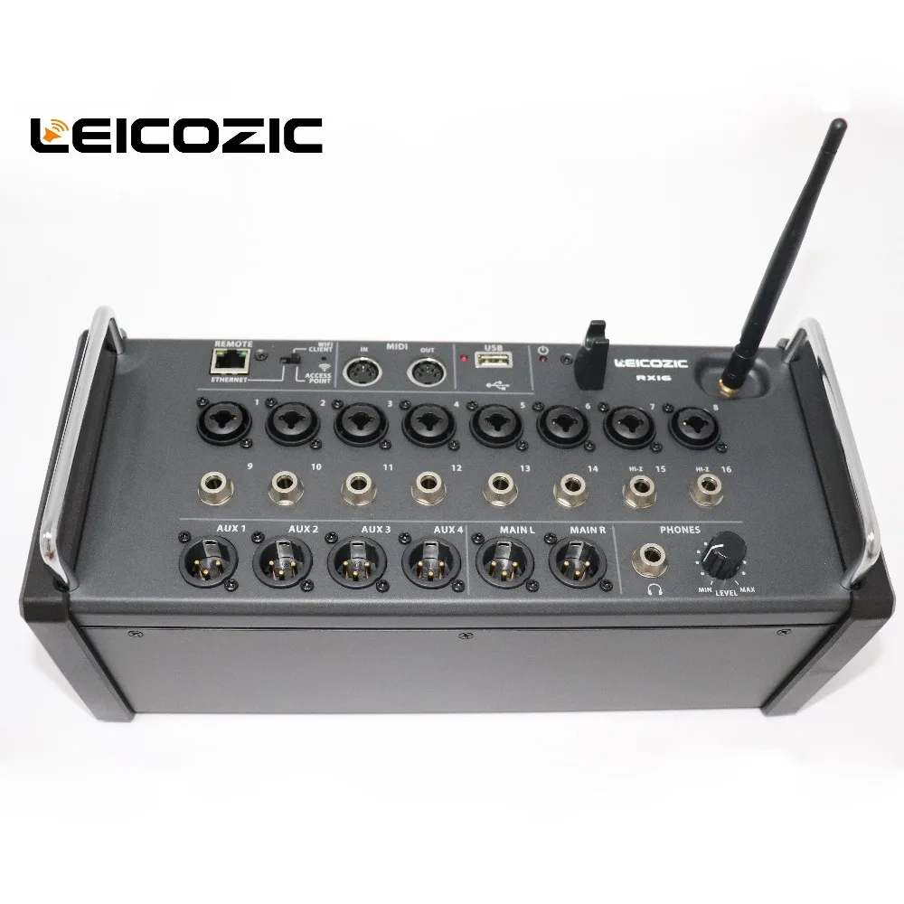 Leicozic XR16 X AIR 1:1 16 вход цифровой микшер для ipad/android планшетов встроенный Wifi и USB стерео рекордер микшерный пульт