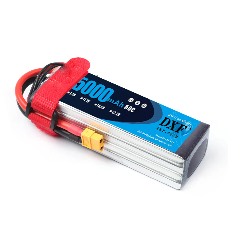 2018 dxf RC Lipo Батарея 7.4 В 5000 мАч 50c-100c 2 S Bateria для AKKU автомобилей Лодка Самолет Quadcopter