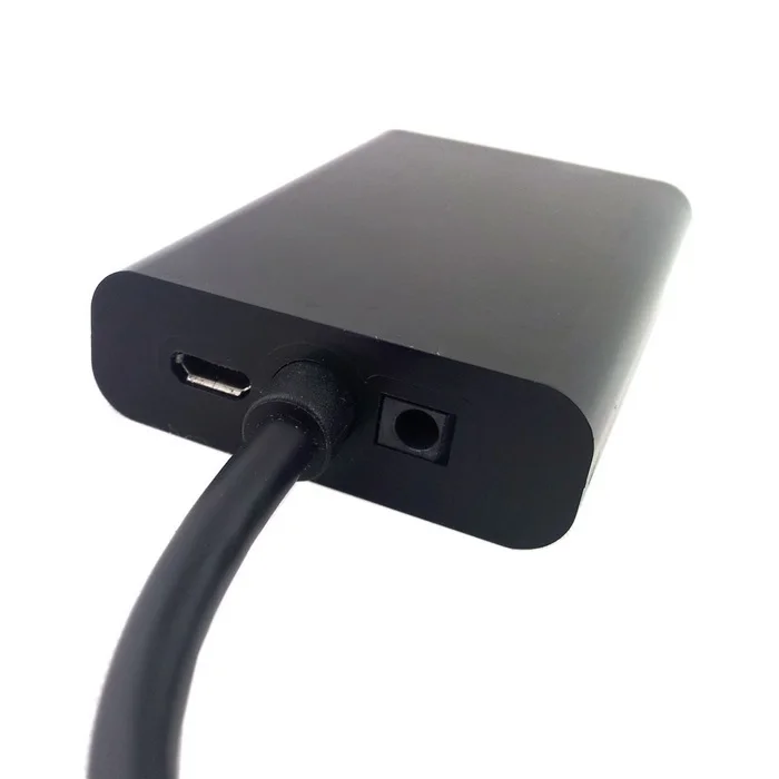 Активный микро HDMI источник к VGA выходу проектор монитор видео адаптер конвейер с