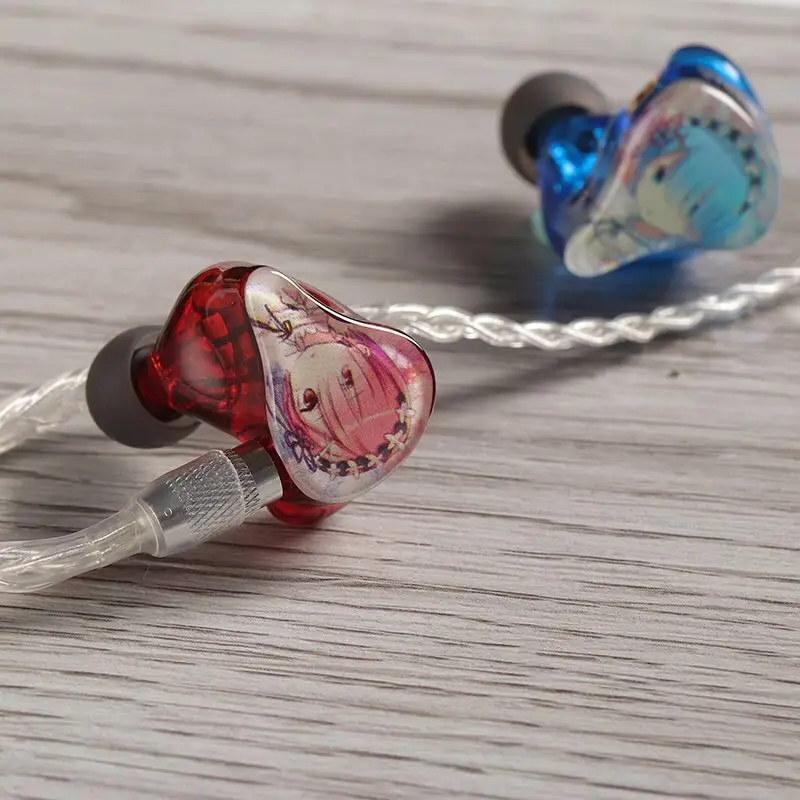 BGVP DM6 5BA IEM в ухо наушники Audiophile HiFi мониторы Внутриканальные наушники MMCX 6N 8 жильный кабель