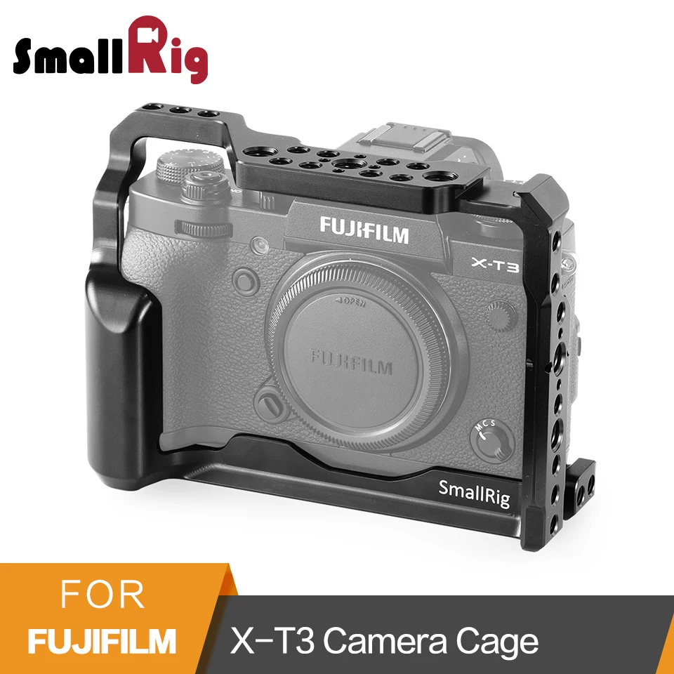 SmallRig X-T3 алюминиевый сплав камера видеокамера клетка для Fujifilm X-T3 камера клетка стабилизатор установка защитный чехол Крышка-2228