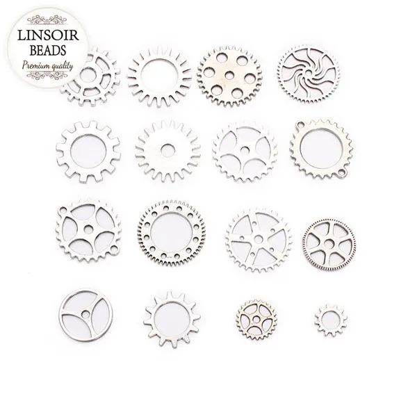 30 шт./лот винтажная подвеска в стиле стимпанк с металлической подвеской F2630 |