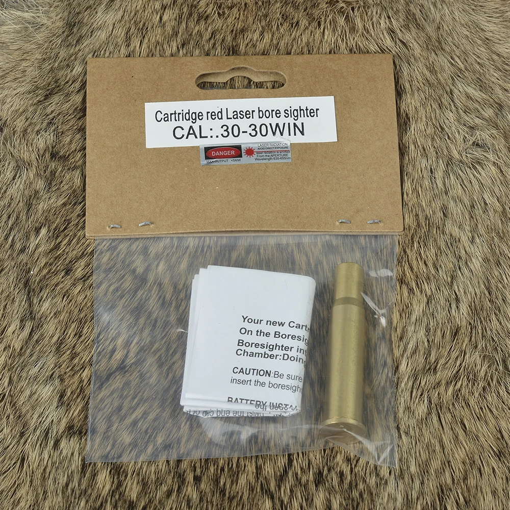 Ohhunt CAL.30 30WIN .25 06 .270 картридж с красным лазером для прицела|laser bore|red laser borered bore sighter |