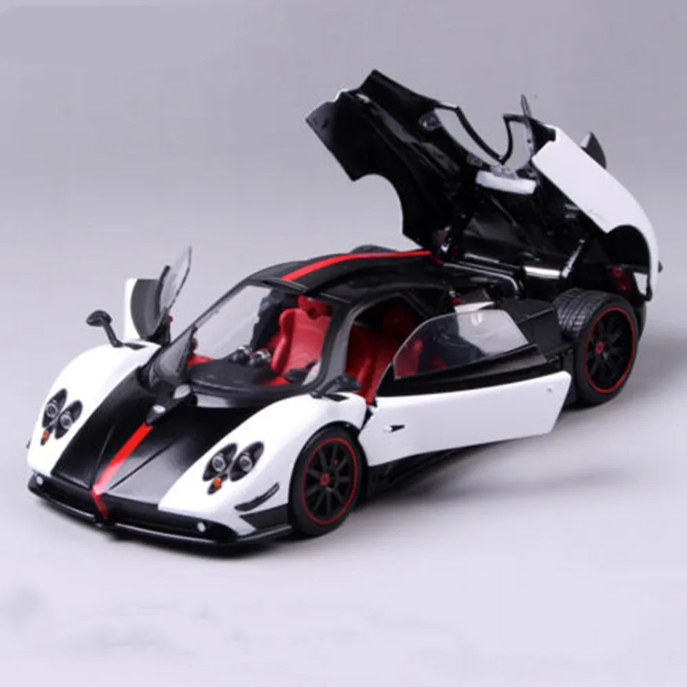 1:18 весы для спортивной машины Pagani, Игрушечная модель автомобиля из искусственного сплава Huayra, литье под давлением, суперавтомобиль, модель, игрушки с оригинальной коробкой