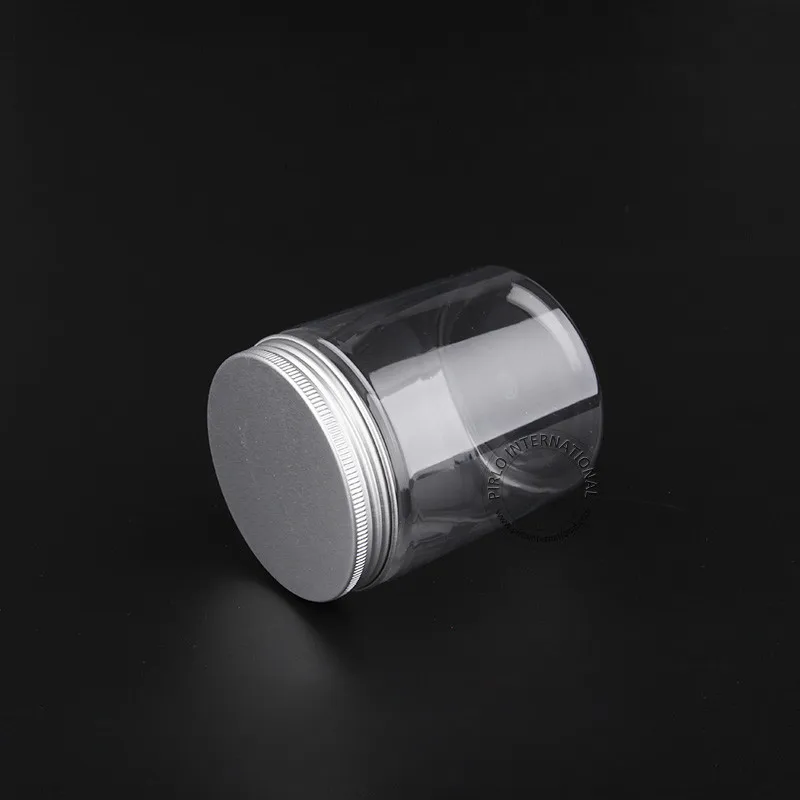 10 шт./лот 250 грамм/250 мл Clear Пластик Крем Jar 8 унц. пустой ПЭТ макияж контейнеры косметической упаковки для маска для лица/Соль для ванны