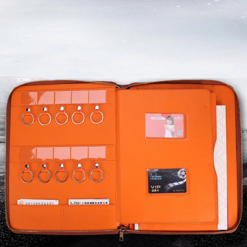 Многофункциональная сумка на молнии для документов А4 папка из искусственной