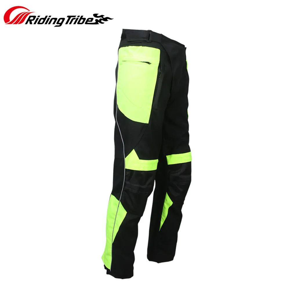 

Riding Tribe Motorcycle Pants Men Full Season Winter Summer Motorbike Moto Reflective Protection Trousers With Kneepads HP-07