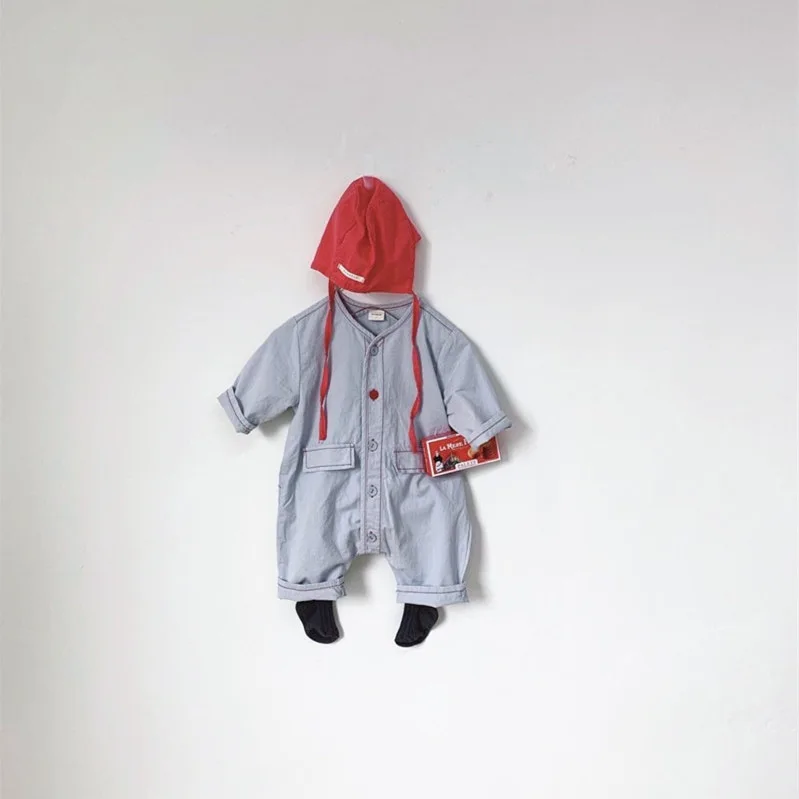 Autumn Toddler Kids Girls Boys Overalls Infant Baby Rompers Casual Clothings