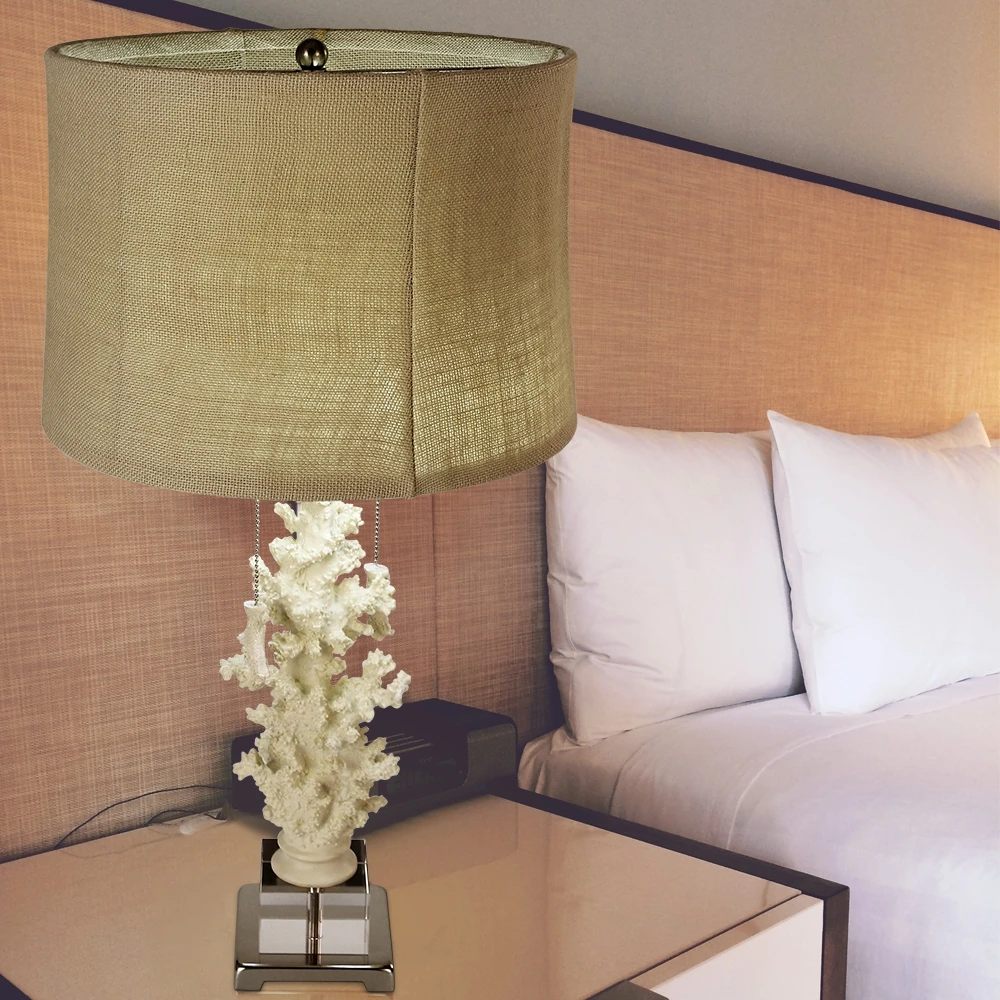 

Modern creative resin desk lamp family decoration table lamp bedroom hotel bedside table lamp LED living room office night light