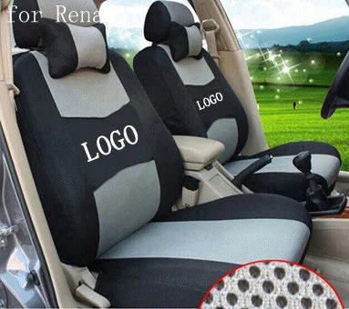 front 2 seat cover For Renault Fluence Latitude laguna red ventilate firm logo Car Seat Cover | Автомобили и мотоциклы