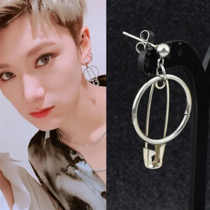 Женские Геометрические серьги-гвоздики Kpop корейские длинные с кисточками