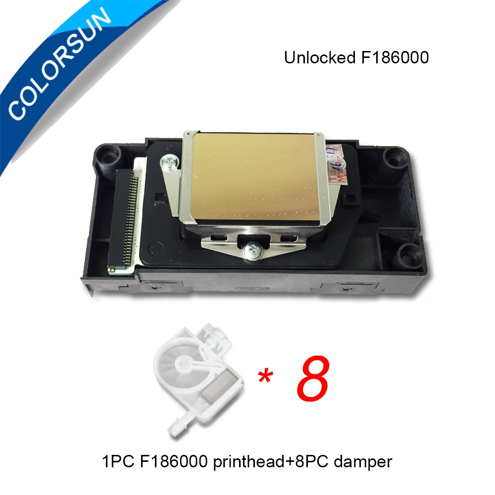 Оригинальная разблокированная печатающая головка Colorsun DX5 F186000 F186010 для Mimaki JV33 RJ900