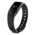 Smartch ID107 Smart Band Bluetooth 4,0 OLED монитор сердечного ритма активно Фитнес трекер сна монитор Смарт Браслет - Цвет: Черный