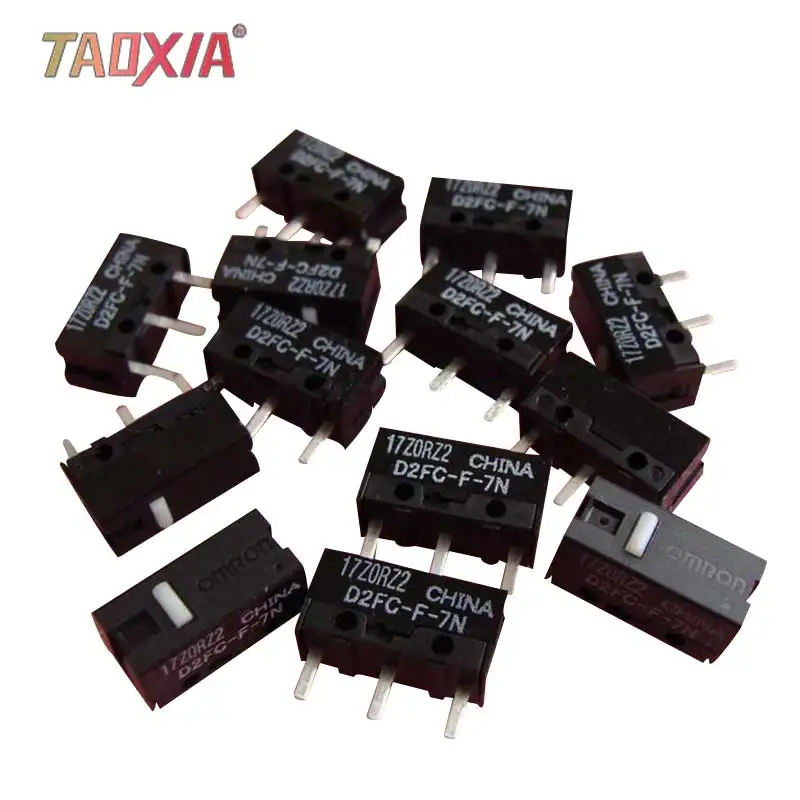 Новые оригинальные Omron и белыми точками D2FC F 7N 10M ключ Rogery змея Мышь