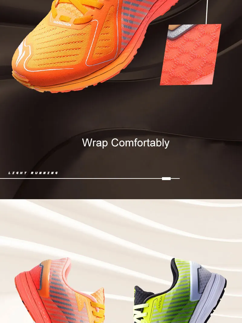LI-Ning/Женская обувь для гонок средней высоты; профессиональная обувь для марафона; обувь для бега; светильник; дышащие Спортивные кроссовки с прочной подкладкой; ARBN216 XYP854