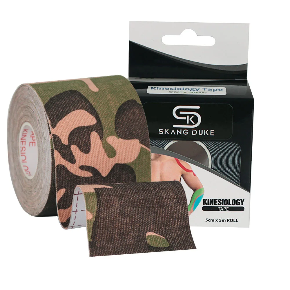 ArmyGreenWithBox 2 размеры 5 м эластичные кинезиологии Спортивные спортивный эластичный бинт обвязки тренажерный зал теннис Фитнес Бег колено мышцы боль средства ухода за мотоцикло - Цвет: ArmyGreenWithBox