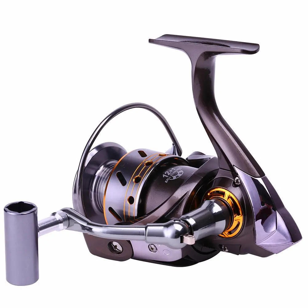 Горячая новинка Складная ручка спиннинговая рыболовная Катушка 12 + 1BB