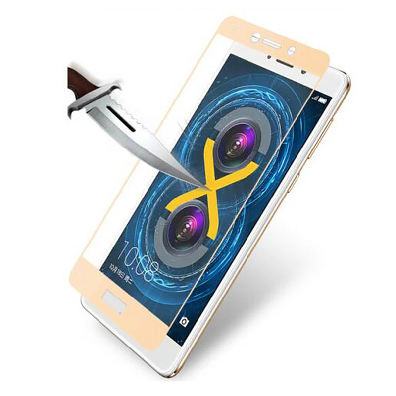 ARYIKUM HD полное покрытие закаленное стекло для Huawei Honor 6X 32 Гб 64 Honor6X Защитная пленка