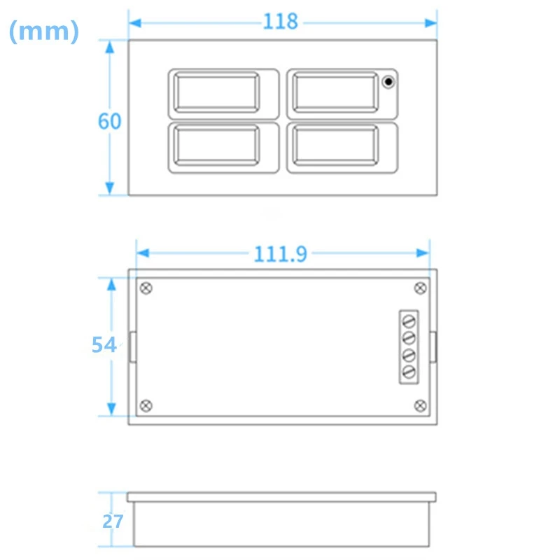 CNIM Горячая Однофазный Ac Led Ватт метр счетчик энергии 220V100A Вольт Ампер ватт кВтч