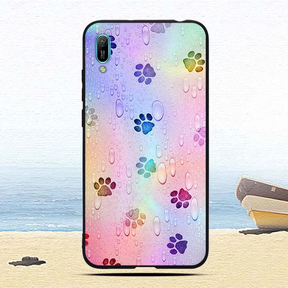 Роскошный силиконовый чехол из ТПУ для Huawei Enjoy 9e милый Ультратонкий с кошкой