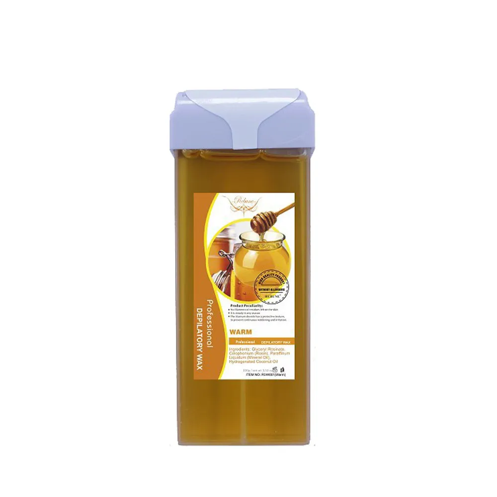 

NEW Natural 150G Roll On Hot Depilatory Wax Cartridge Heater Waxing Hair Removal Remove Bean For