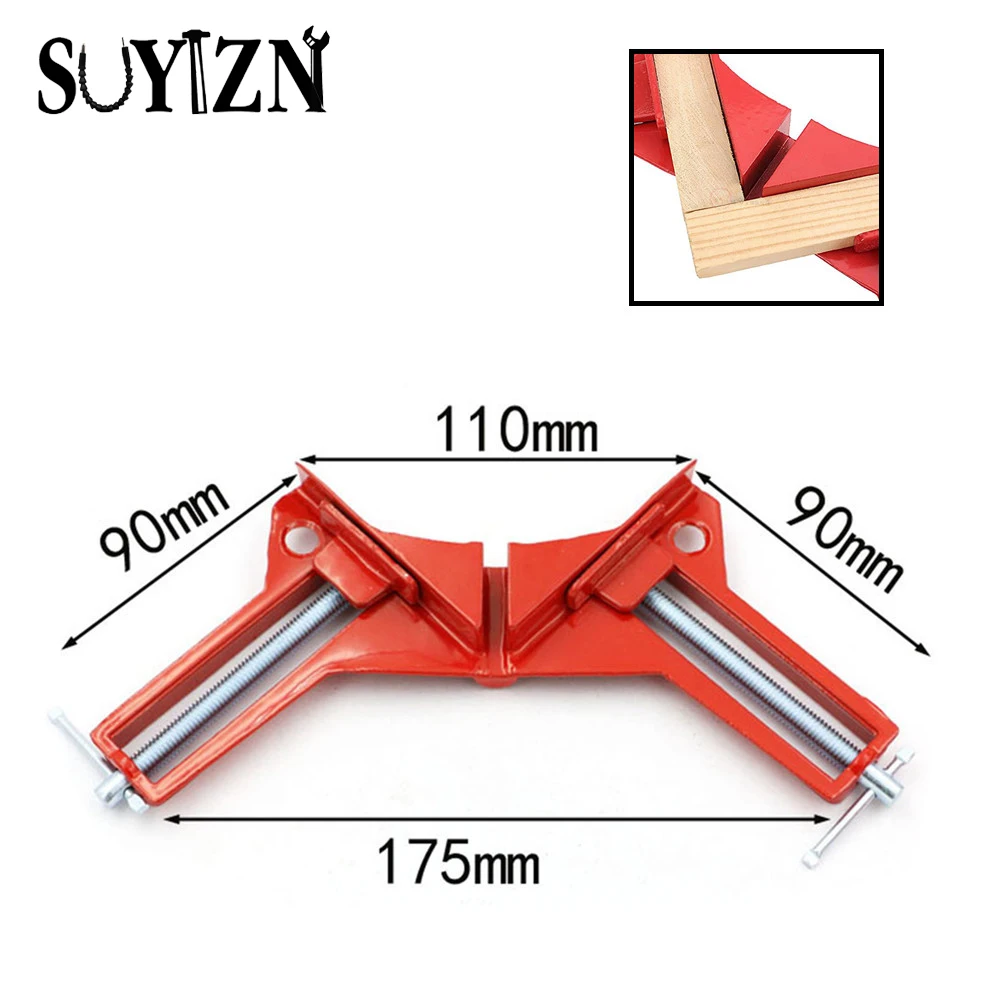 4 шт. плоскогубцы для стекла 90 градусов правый угловой зажим цинк алюминий