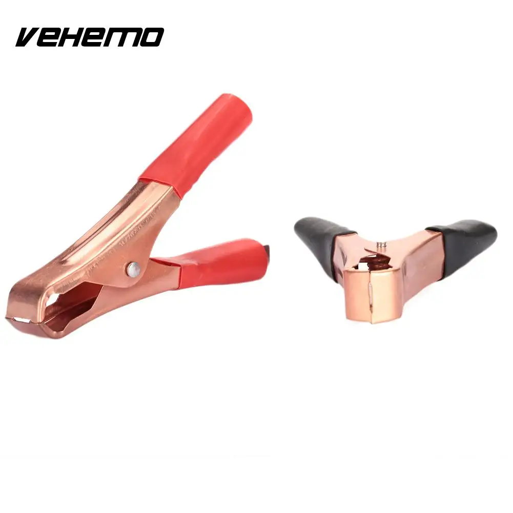 Vehemo 50A омеднения автомобиля Батарея клип Тесты крокодил утолщенный