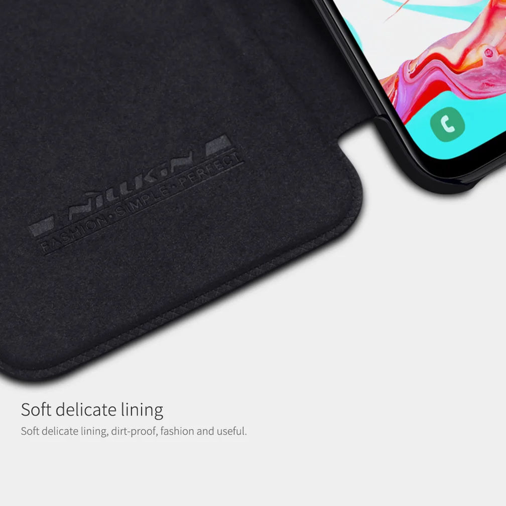 Для samsung Galaxy A70 чехол для телефона Nillkin Qin Флип кожаный чехол s чехол для samsung A70 Чехол кошелек чехол