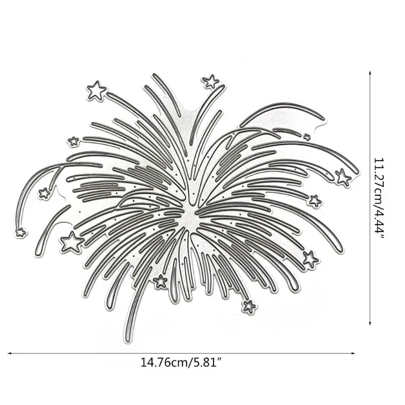 Углеродистая сталь романтический фейерверк резки выбивая трафарет шаблон формы