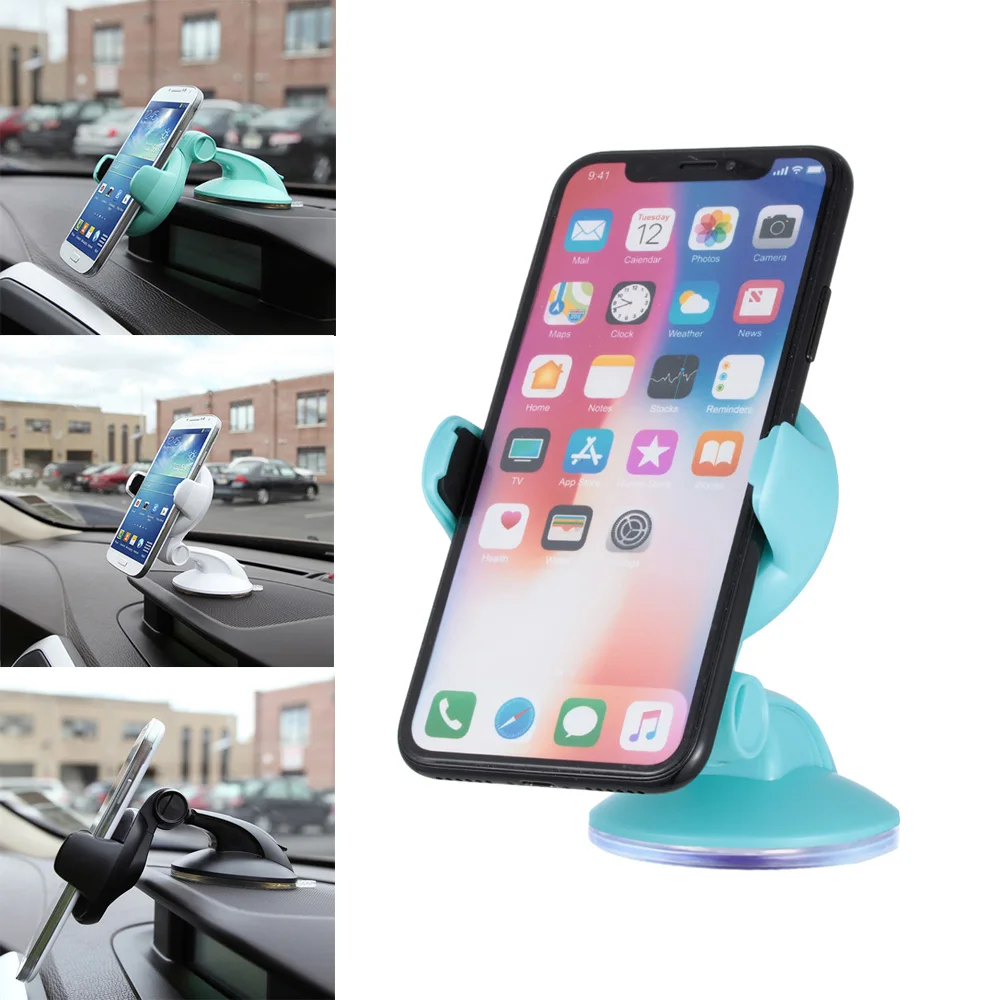 1PC Adjustable Car Phone Holder Suction Cup Windshield Dash Board Stand Universal Holder Auto Interior Accessories