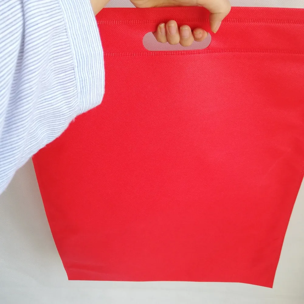 Wholesale 500pcs/lot 50Hx40cm Reusable Eco Tote Non Woven Shopping Bags Foldable Storage Grocery Store Market Gift Bantique Bag | Багаж и